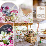 Vestuvių dekoras Rustic tema
